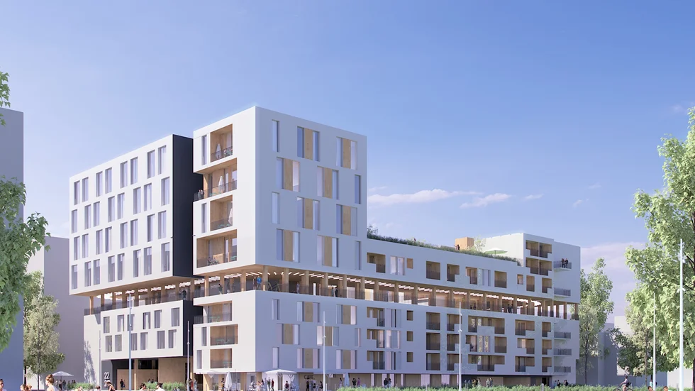 Det nya bostadshuset skulle bli Rosendal Fastigheters femte projekt i Rosendal.