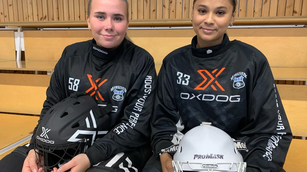 Alundas nya målvaktsduo Lovisa Nilsson och Mathilda Engeroth ska ta laget till övre halvan.