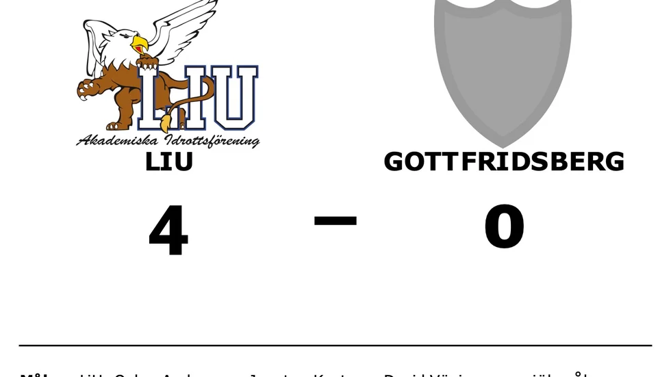 LiU AIF FK vann mot LBK Gottfridsberg