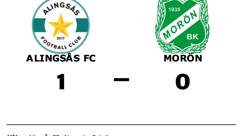 Alingsås FC United vann mot Morön BK