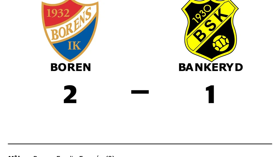 Borens IK vann mot Bankeryds SK