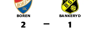 Seger för Boren mot Bankeryd