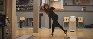 Sandra, 15, ska spela junior-EM i bowling