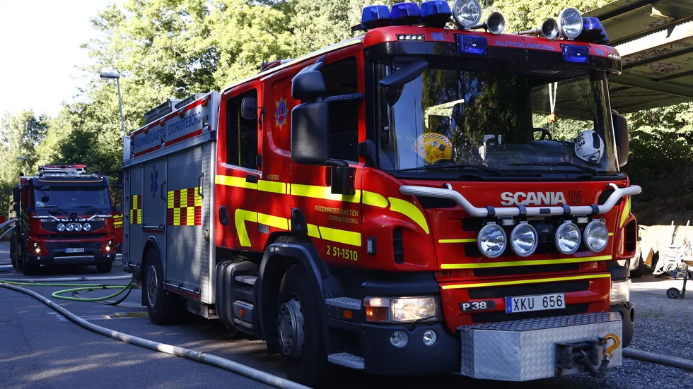 En kraftig brand härjade på Häradsuddens soptipp i Norrköping. Arkivbild.