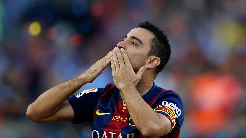 Xavi ryktas till Barcelona. Arkivbild.