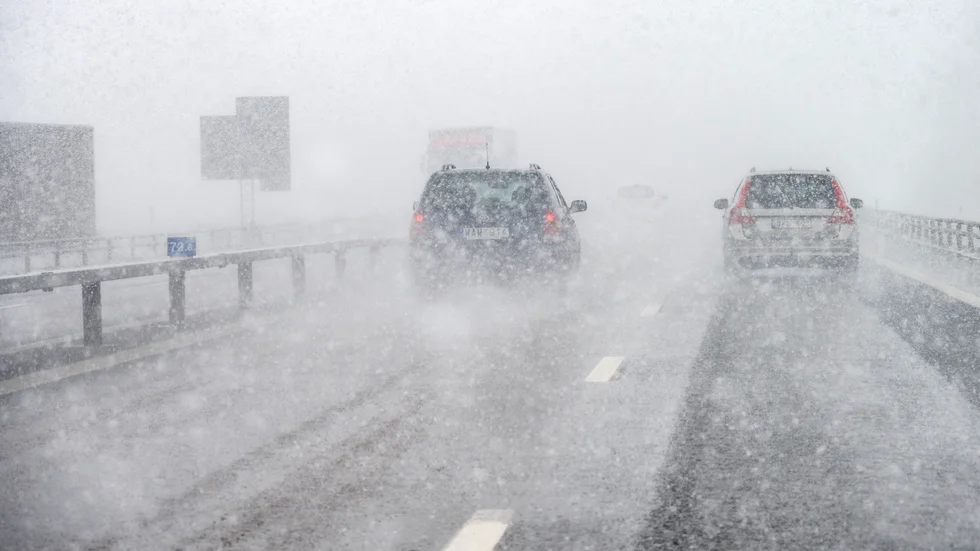Snöhalka har orsakat flera olyckor i Uppsala län. Arkivbild.