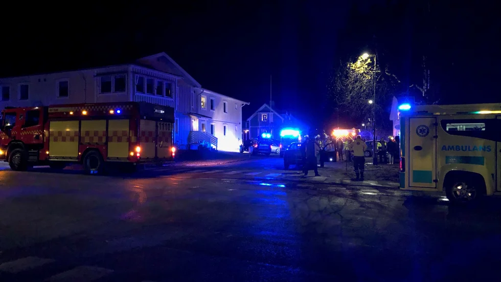 En personbil och en A-traktor kolliderade i korsningen Kolmilavägen-Nygatan på lördagskvällen.