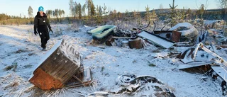 Hon hittade en hemlig sopgömma i skogen: "Varför gör någon så här"