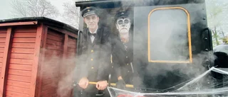 Spöktåget i Mariefred lockade med läskigheter