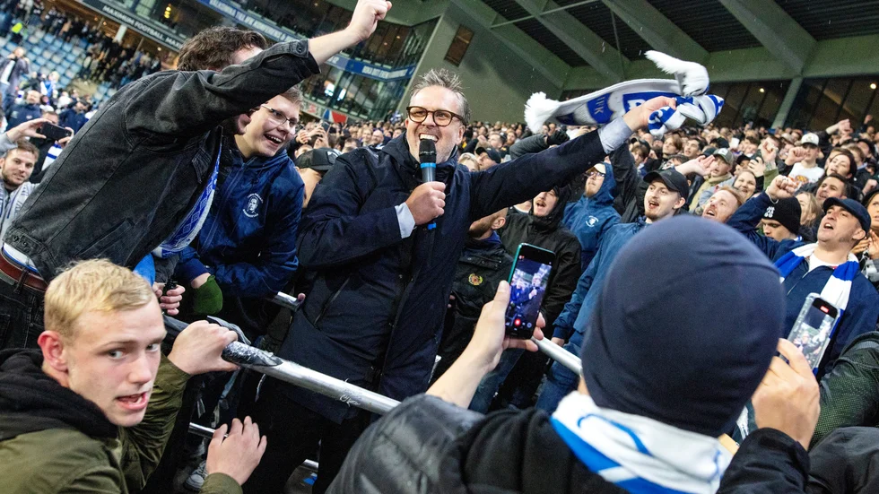 Rikard Norling hade all anledning att dra på smilbanden efter triumfen inför drygt 13 000 i publiken.