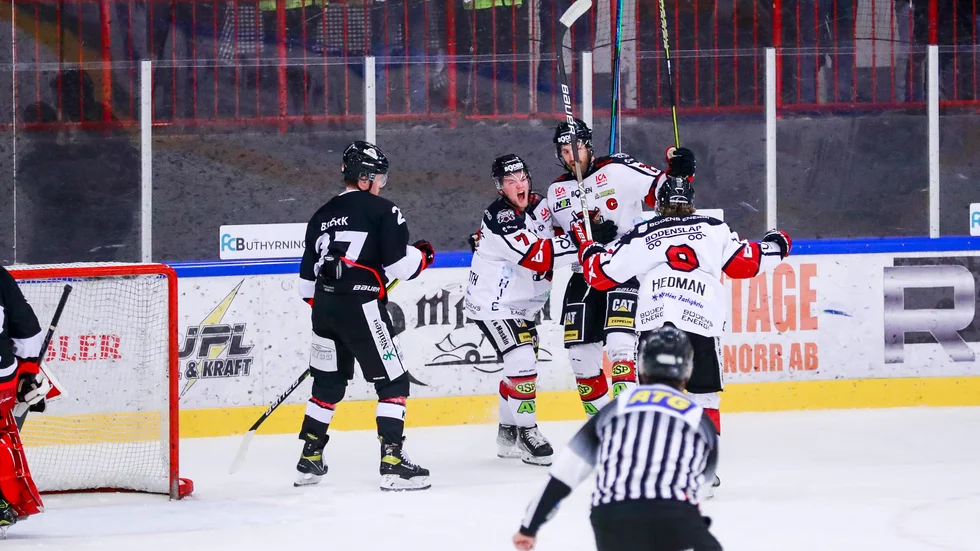 Felix Dahlroth, Pontus Johansson och Linus Hedman, Bodens HF, Boden Hockey.