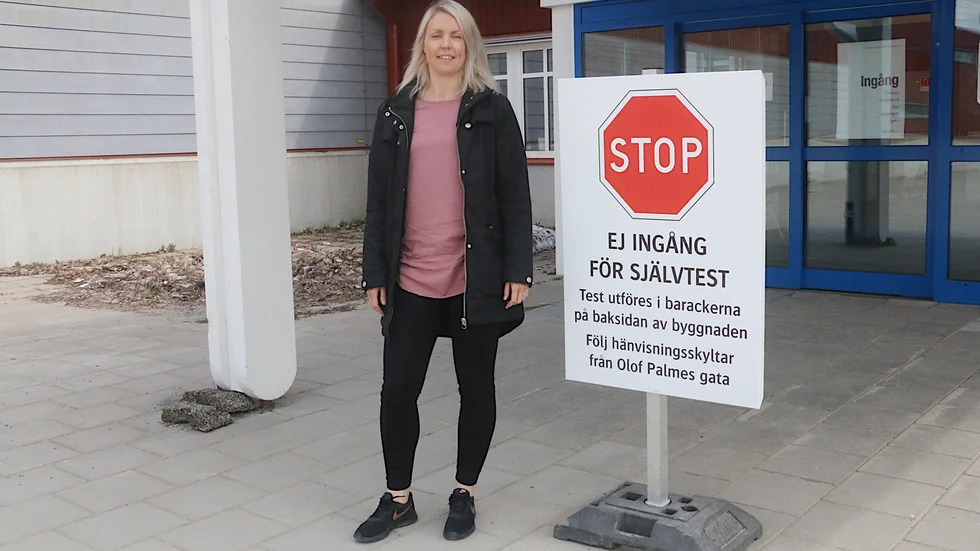 Vaccinsamordnaren för Piteå närsjukvårdsområde Kristin Jarneland är glad och nöjd att vaccineringarna i Piteå flyter på så bra. Nu öppnas upp för fas 4.