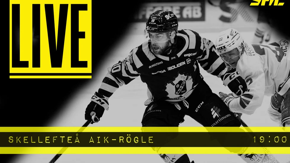 Joakim Lindström och AIK jagar tre poäng i toppen av SHL-tabellen, när Rögle gästar.