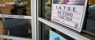 Hollywood kan stanna upp på måndag
