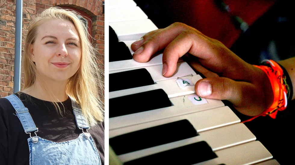 Band camp ger tjejer, transpersoner och ickebinära chansen att spela i band. Olga Ottosson på Studiefrämjandet är en av arrangörerna. 