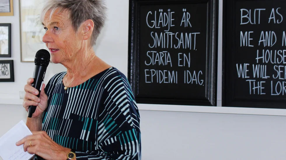 
Lisbeth Lindmark, ordförande för SPF Seniorerna Rönnen, Piteå.