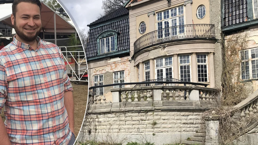 Tobias Appelö bor i Eskilstuna och arbetar med att köpa och renovera fastigheter. I mars var köpet av den så kallade Villa Kassman utanför Stockholm klart, men vad han inte visste var att en person olovligen skrivit sig i huset.