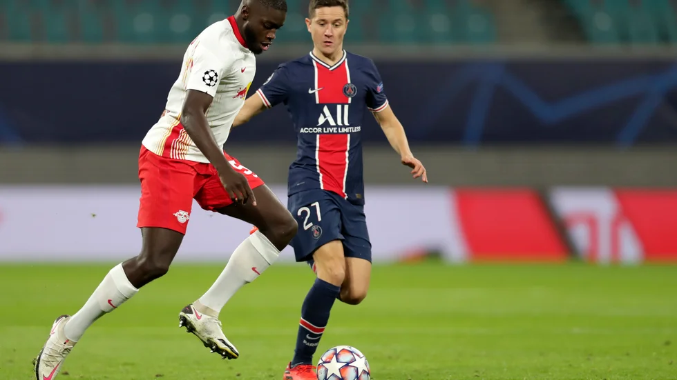 PSG:s Ander Herrera, till höger. Arkivbild.