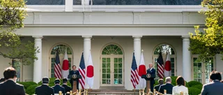 Biden och Suga visade enad front mot Kina