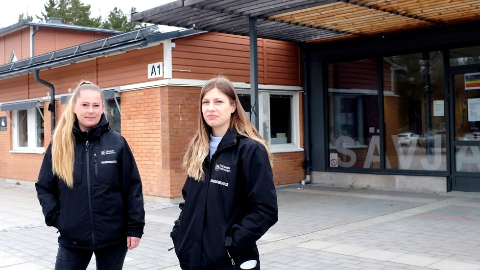 Hilde Wiberg och Beatrice Johansson från Uppsala ungdomsjour. De menar att det är viktigt att börja prata om så kallat normbrytande beteende i ung ålder, för att förebygga kriminalitet.
