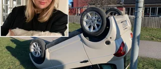 Linn, 17, drabbad av sabotage – någon vände mopedbilen upp och ned: "Jag undrar bara – varför?"