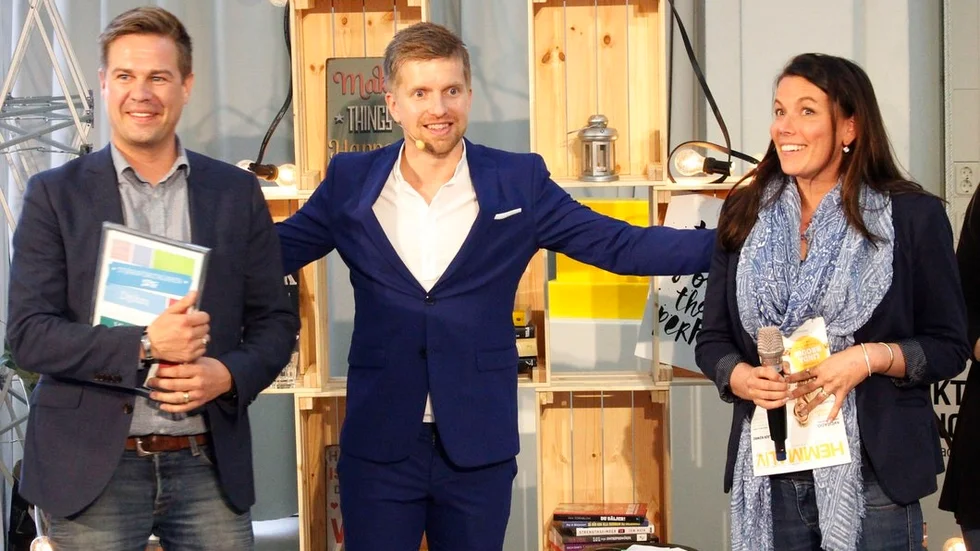 Susanna och Janne Perämäki på TioMedia utsågs till Stjärnföretagare 2017.