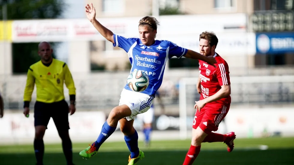 Rasmus Mellqvist hade en nick i ribban när det återstod en kvart av matchen.