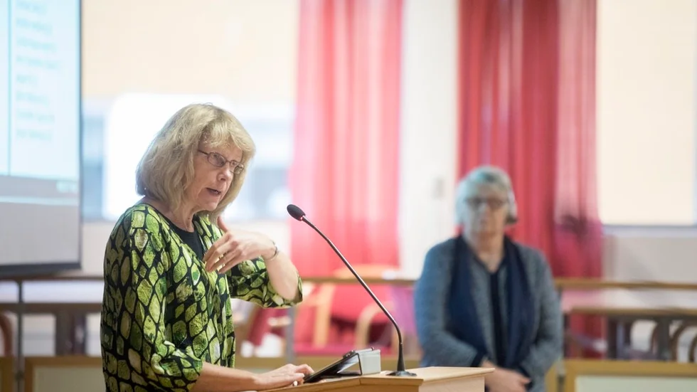 Inger Fredriksson är Centerns gruppledare i Katrineholm.