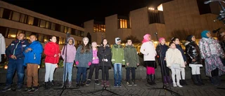 Lyktfest på Smörtorget för barnens rättigheter