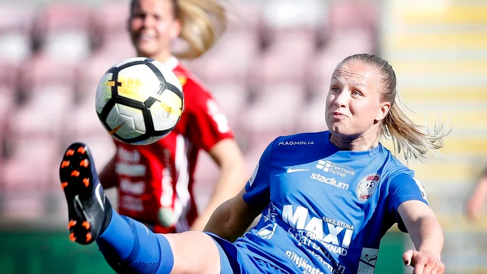 April 2018: Matilda Plan spelar back i allsvenska Eskilstuna United.