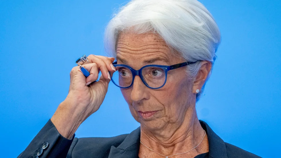 En ny rekordnotering för inflationen i eurozonen i juli ökar trycket på Europeiska centralbanken, med chefen Christine Lagarde. Arkivbild