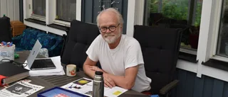 Jan har producerat lokala tidningen själv i 30 år – så länge hoppas han kunna fortsätta