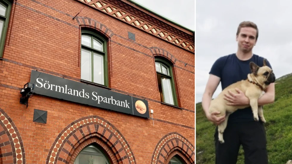 Daniel Berg, 26 år, och hunden Ulla är inte oroliga över stigande priser i vinter.