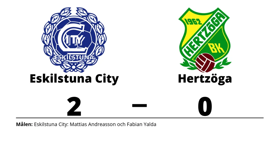 Eskilstuna City FK vann mot Hertzöga BK