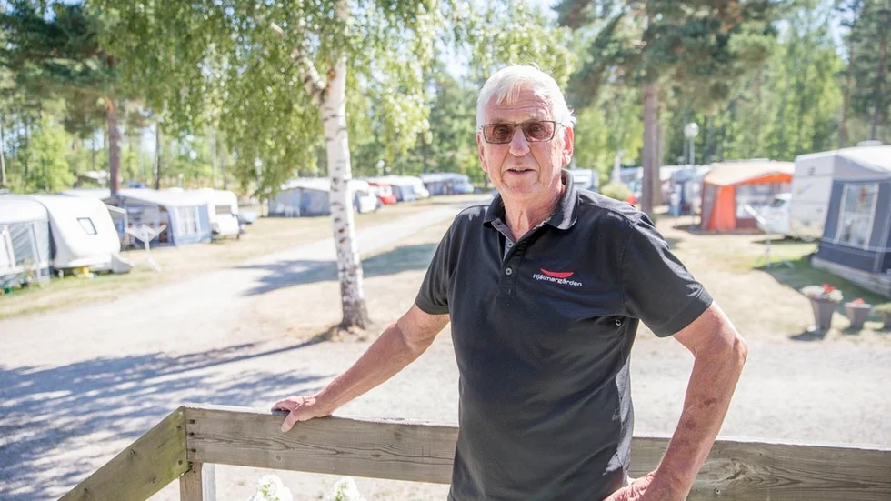 Mats Larsson är tillförordnad verksamhetschef på Läppebadets Camping.