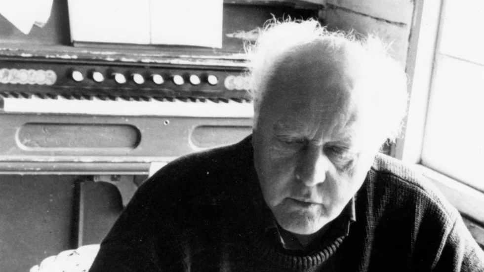 Creative Commons/TTIngvar Lidholm i sin skrivarstuga.