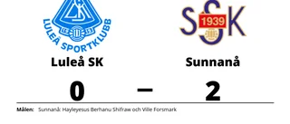 Hayleyesus Berhanu Shifraw och Ville Forsmark matchvinnare när Sunnanå vann