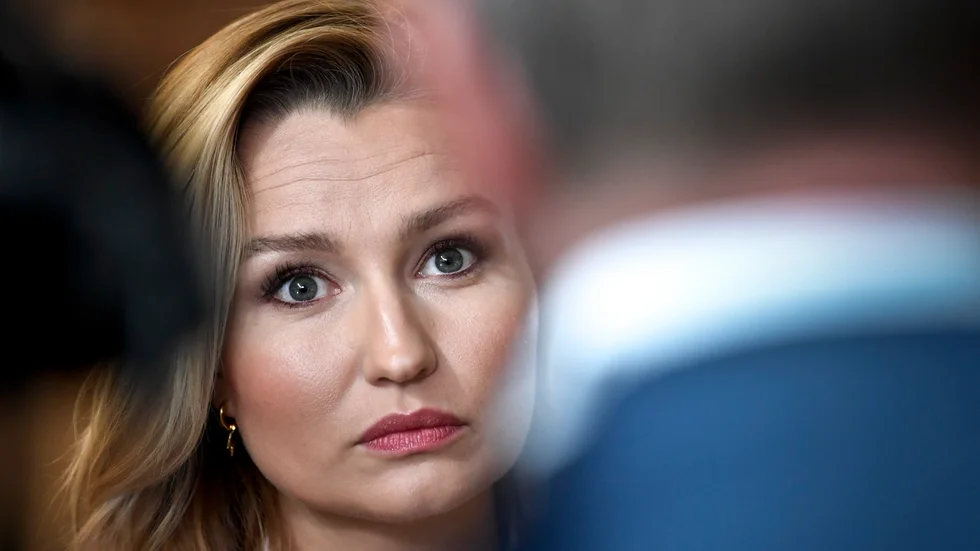 Ebba Busch och hennes partikollega Joha Frondelius har undertecknat insändaren där det står att "Kristdemokraternas regionpolitiker går dock till val på att avskaffa sig själva".