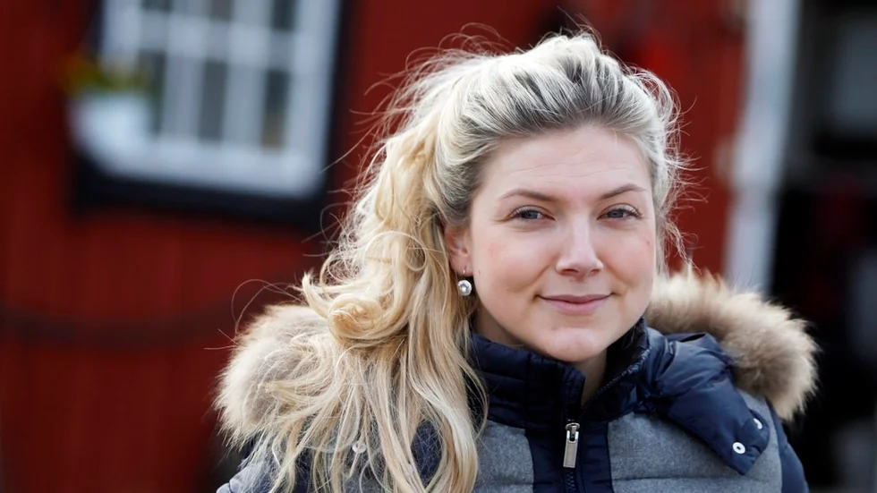 Carolina Mörk var mycket belåten med sin framskjutna placering.