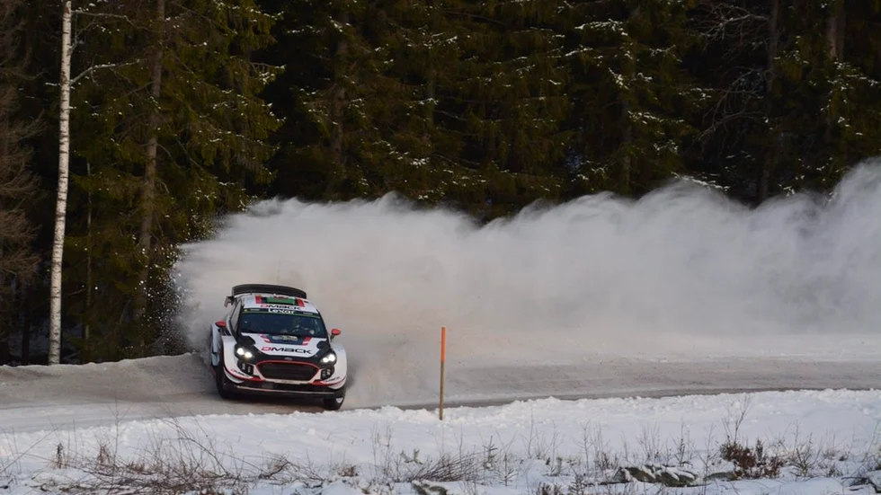 Snön yrde, publiken strömmade till i Torsby och rallysäsongen 2018 har dragit igång på allvar.