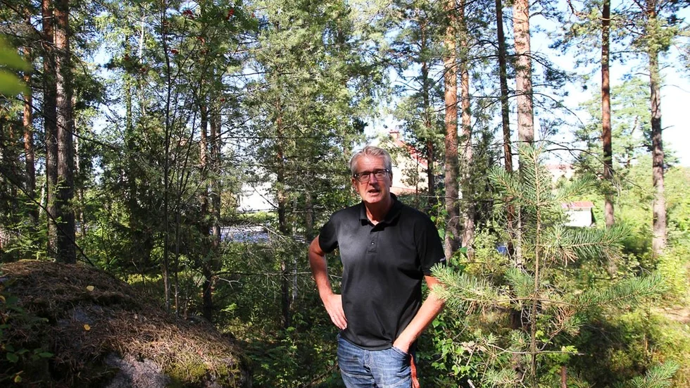Ronny Skoog tog precis sin femtiofemte kontroll enligt "hittaut"-kartan. Utöver detta har han också plockat flera bonuskontroller runt om i staden.