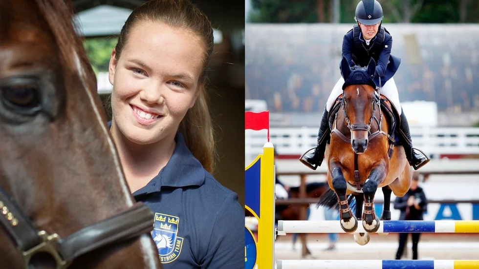 Sparreholmstjejen Lina Dolk (till vänster) tog SM-brons i dressyr och Kajsa Björe från Eskilstuna vann lag-SM i hoppning med Jump Club. Arkivfoto: Gustav Butlex/Veronica Karlsson