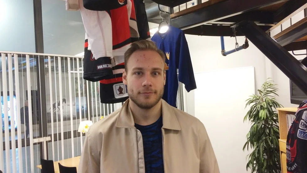 Christian Axelsson är Nyköpings Gripen Hockeys första nyförvärv inför nästa säsong.