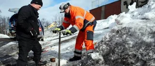 Kirunabor blev utan vatten