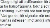 Kritisk. Anders Rönnqvist (M) gillar inte Marlene Haaras (S) utspel.