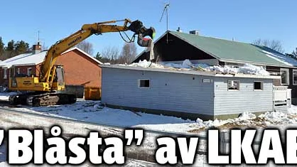 ElevhemsomrÃ¥det rivs. Hus Ã¤r sÃ¥lda till LKAB, men alla villaÃ¤gare Ã¤r inte nÃ¶jda med uppgÃ¶relsen.FOTO: Marie RidderstrÃ¶m