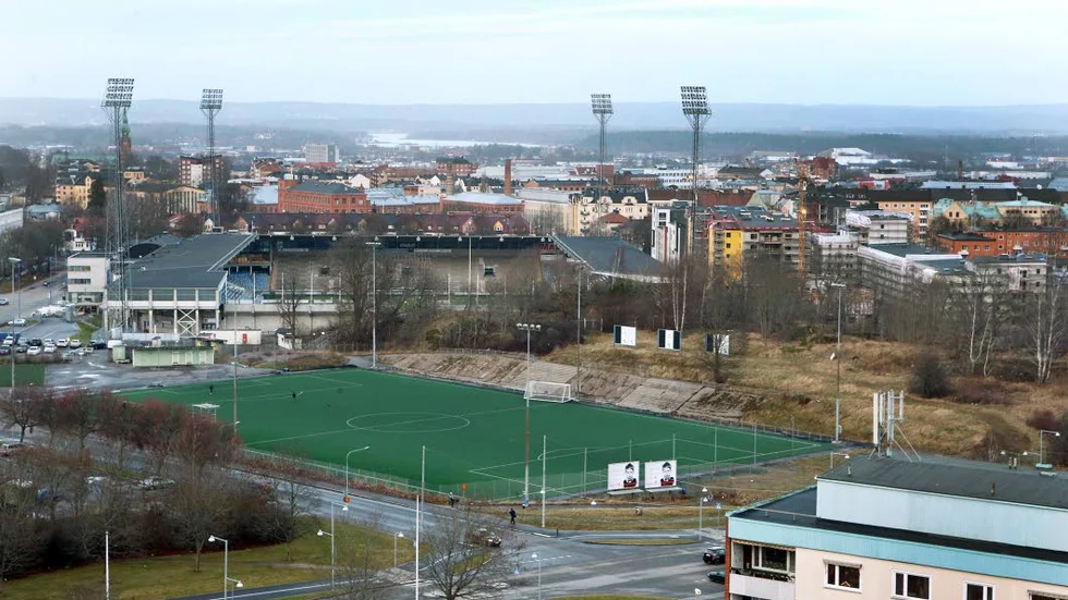 Den här planen vill IFK Norrköping ersätta med en fotbollshall.