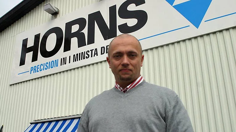 Johan Andersson, vd på Horns industriservice.