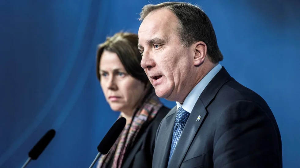 Statsministern. Med uppbackning.