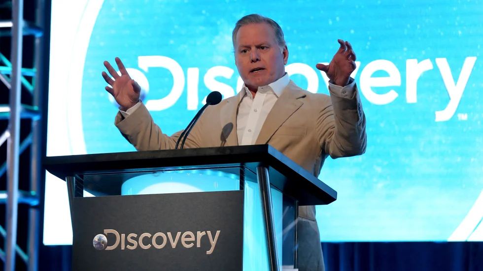 Warner Bros. Discoverys vd David Zaslav. Arkivbild.